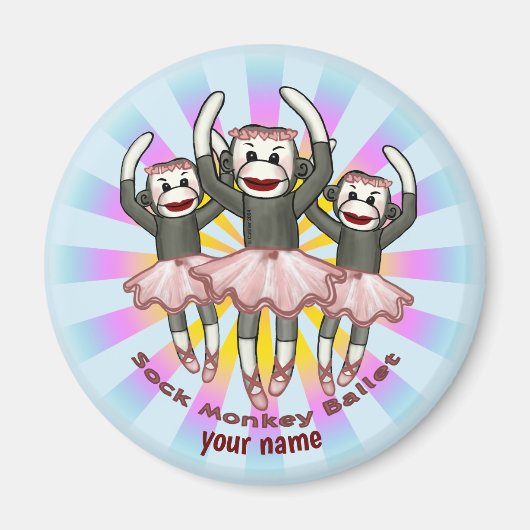 Sokkelapenballet  magneet (Voorkant)