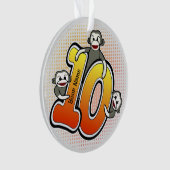 Sokkeling Nummer 10 Ornament (voorkant)