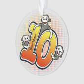 Sokkeling Nummer 10 Ornament (voorkant)