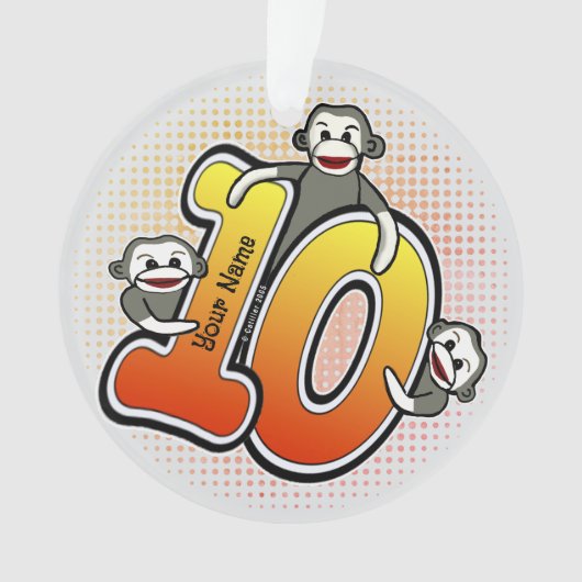 Sokkeling Nummer 10 Ornament (voorkant)