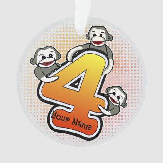 Sokkeling Nummer 4 Ornament (voorkant)