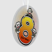 Sokkeling Nummer 8 Ornament (voorkant)