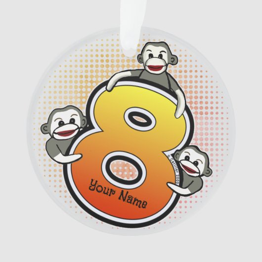 Sokkeling Nummer 8 Ornament (voorkant)