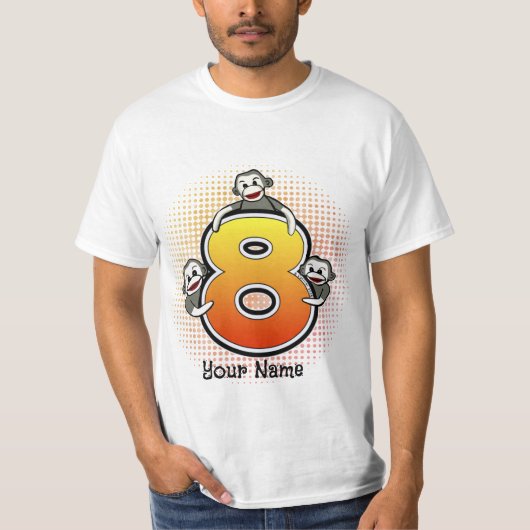 Sokkeling Nummer 8 T-shirt (Voorkant)
