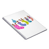 Sokken aan de waslijn notitieboek (Rechterzijde)