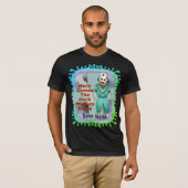 Sokken aap verpleegster t-shirt (Voorkant volledig)