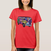 Sokken Apen Vredesbus T-shirt (Voorkant)
