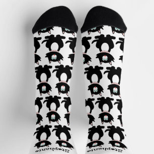 Sokken Black Cat Design