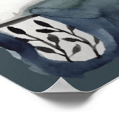 Sokken blauw Poster (Hoek)