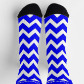 Sokken Blauwe Zig Zag Design (Top)