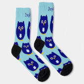 Sokken Blue Owl Design (Rechts)