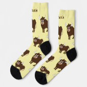 Sokken Bruier Stier Ontwerp (Links)