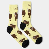 Sokken Bruier Stier Ontwerp (Rechts)
