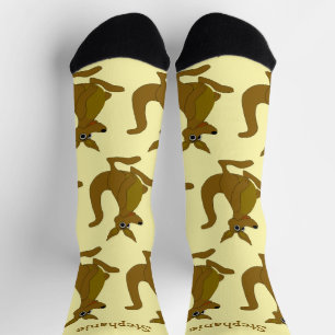 Sokken Bruin Kangoeroe Design