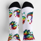 Sokken Design – Schattigee dinosaurus (Top)