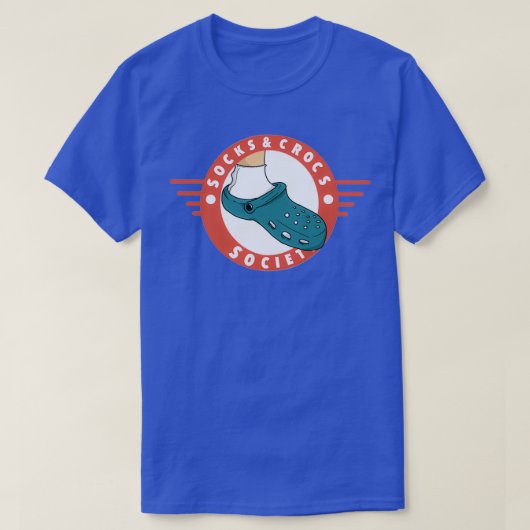 Sokken en Crocs Society Crest T-shirt (Design voorkant)
