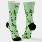 Sokken Gecko Hagedis Design (Gebogen)