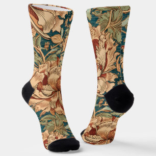 Sokken geïnspireerd door William Morris