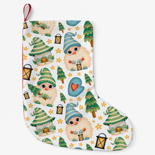 sokken Gepersonaliseerd honden Sokken - Put Y Kleine Kerstsok (Voorkant)