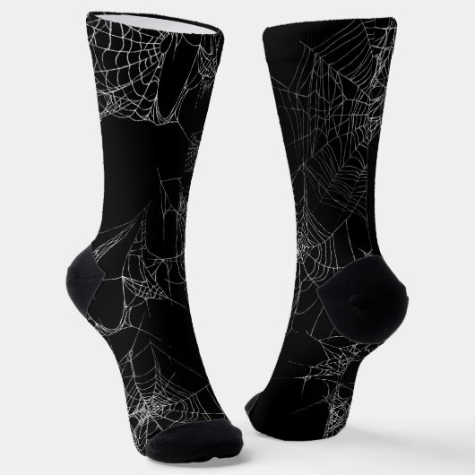Sokken Halloween Web Spider (Gebogen)