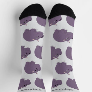 Sokken Hippopotamus Design