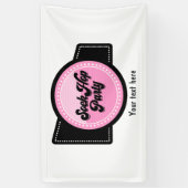 Sokken Hop Feest Spandoek (Verticaal)