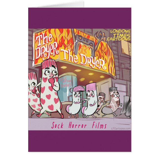Sokken Horror Films De Droger Komisch (Voorkant)