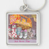 Sokken Horror filtreert de wasmachine Sleutelhanger (Voorkant)