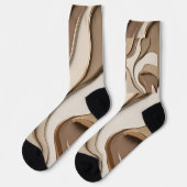 Sokken in stijlvol abstract grafisch ontwerp (Links)