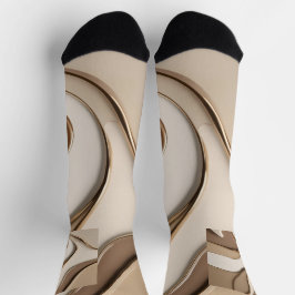 Sokken in stijlvol abstract grafisch ontwerp