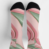 Sokken in stijlvolle abstracte grafiek (Top)