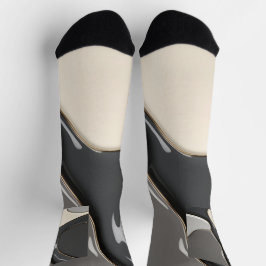 Sokken in stijlvolle abstracte graphics