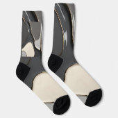 Sokken in stijlvolle abstracte graphics (Rechts)