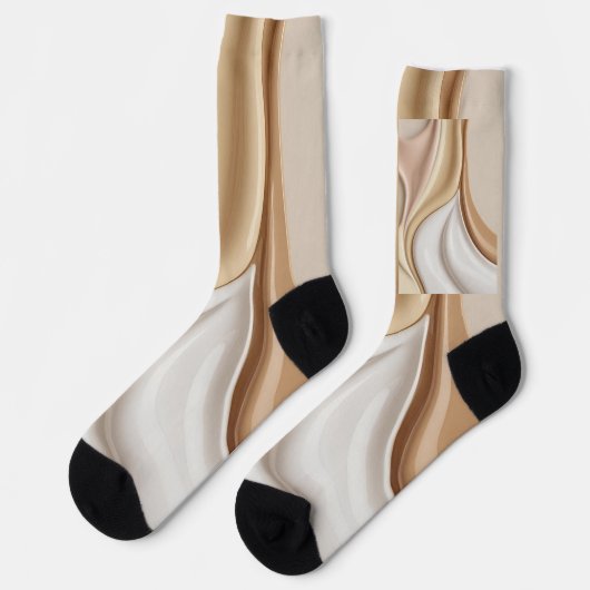 Sokken in stijlvolle abstracte graphics (Links)