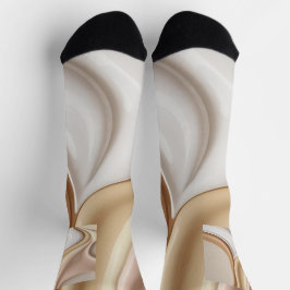 Sokken in stijlvolle abstracte graphics