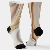 Sokken in stijlvolle abstracte graphics (Gebogen)