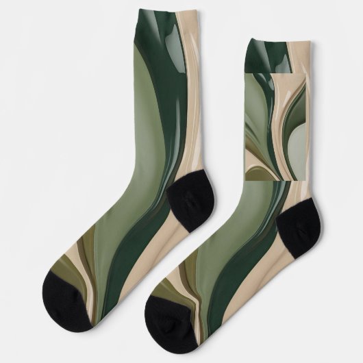 Sokken in stijlvolle abstracte graphics (Links)