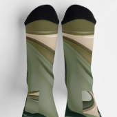Sokken in stijlvolle abstracte graphics (Top)