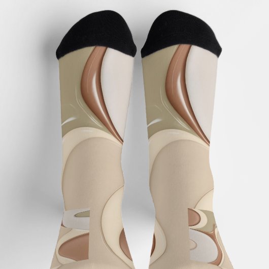 Sokken in stijlvolle abstracte graphics (Top)