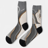 Sokken in stijlvolle abstracte graphics (Links)