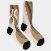 Sokken in stijlvolle abstracte graphics (Rechts)