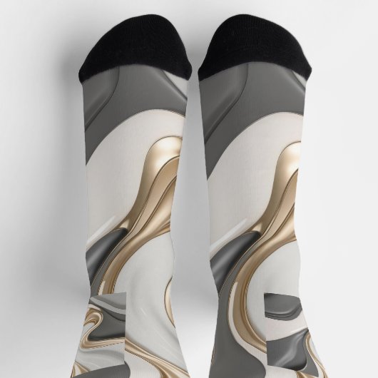 Sokken in stijlvolle abstracte graphics (Top)