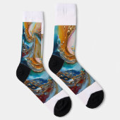 Sokken ke liye ek khubsurat aur aantrekkelijke tit (Rechts)