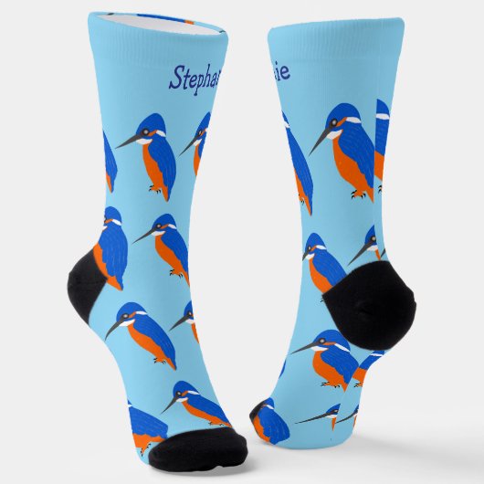 Sokken Kingfisher Design (Gebogen)