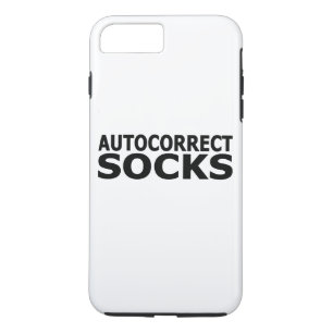 Sokken met Autocorrectie iPhone 8/7 Plus Hoesje