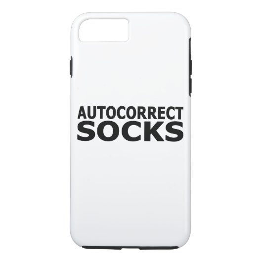Sokken met Autocorrectie Case-Mate iPhone Case (Achterkant)
