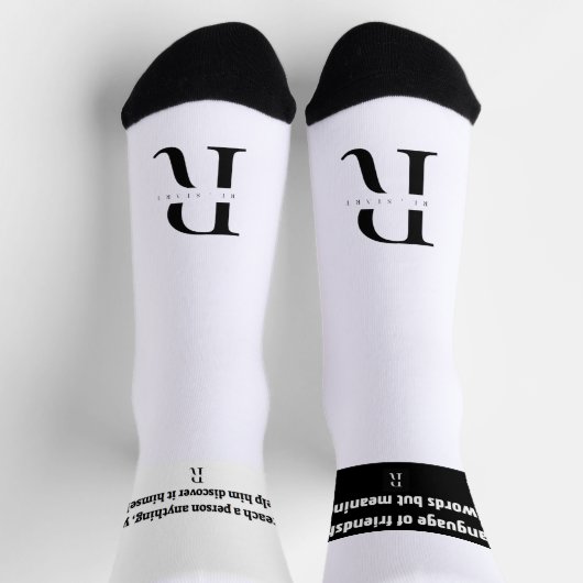 Sokken met citaten van de onderneming RESTART (Top)