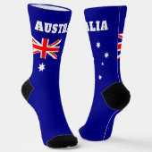 sokken met de vlag van Australië (Gebogen)