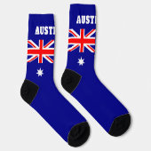 sokken met de vlag van Australië (Rechts)