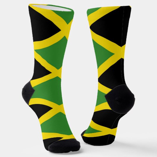 Sokken met de vlag van Jamaica (Gebogen)
